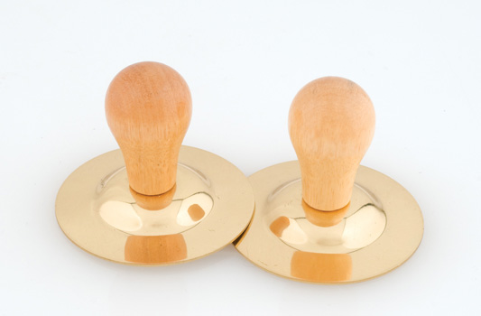 Finger Cymbals with Wooden Handles pair (WMC-CY5201)
