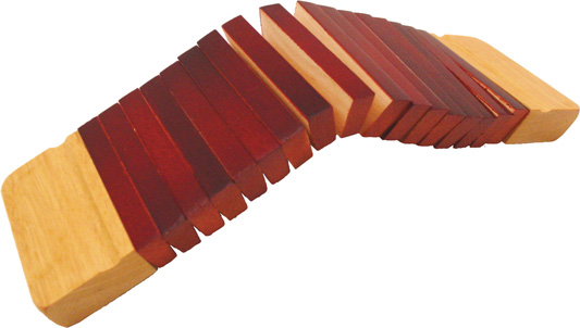 Wooden Kokiriko / Clatterpillar (WMC-KO9201)