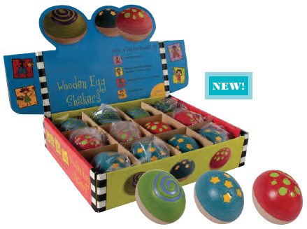 Wooden Egg Shaker 12-pack (WMC-SH9004)