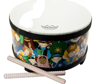Remo Rhythm Club Floor Tom – Bundled with a pair of Rhythm Sticks!! (KI7277-RM)