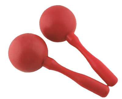 Plastic Maracas  Large pairs (WMC-MA5901)