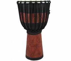 Toca Street Series Djembe Black/Brown Diamond Small (RB-TSSDJSD)